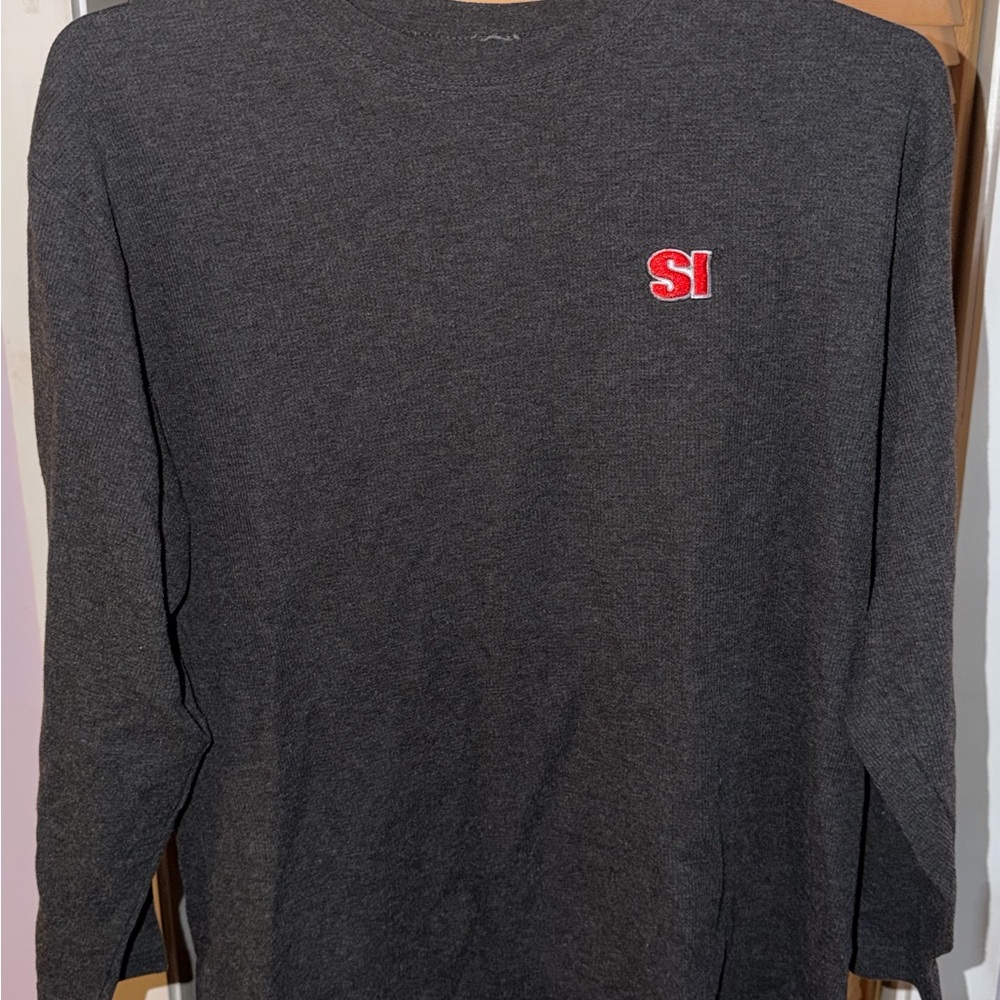 Sports Illustrated Charcoal Long Sleeve Men's Tee